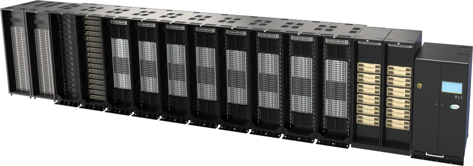DCBBS Scalable Unit NVIDIA Vera Rubin NVL72 รวม 1,152 GPU พร้อม Network Rack และ In-row CDU