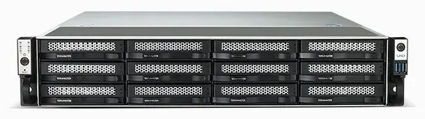 TerraMaster U12-725 Plus 12-bay rackmount NAS ด้านหน้า