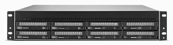 TerraMaster U8-450 8-bay rackmount NAS ด้านหน้า