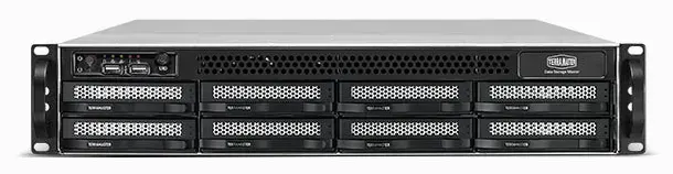 TerraMaster U8-725 8-bay rackmount NAS ด้านหน้า